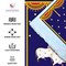 Ganesh with Cow Backdrop 5x8 Feet Indian Traditional Cloth Backdrop Ganesh Pooja Decor Indian Pooja Wall Decor Indian Wall Art Photo Decor Banner Decorative Pooja Cloth